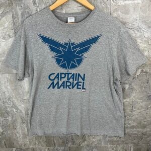 Grey Captain Marvel graphic tee Men's Large ‎ #Marvel